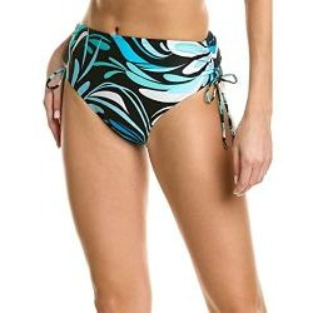 COCO REEF HIGH WAIST BIKINI BOTTOM LEOPARD SM NEW WITH TAG‎